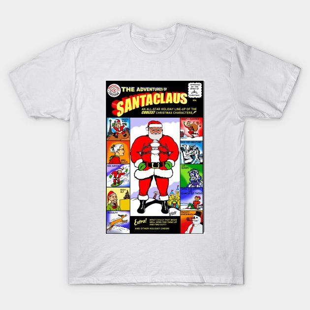 Santa Claus Comic Cover T-Shirt by RickLucey
